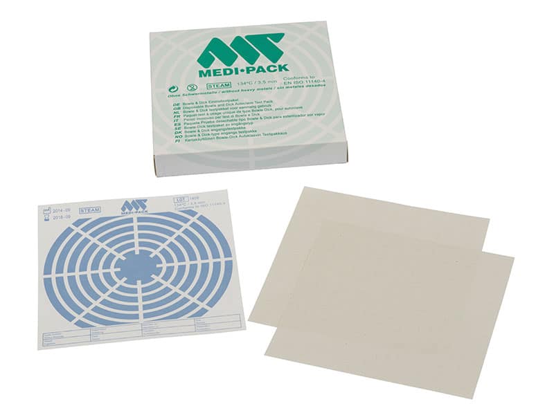 Medi Pack Bowie & Dick Test