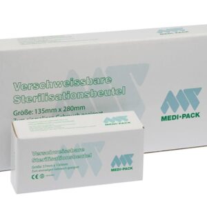 Sterilisationsbeutel, verschließbar durch Schweißnaht